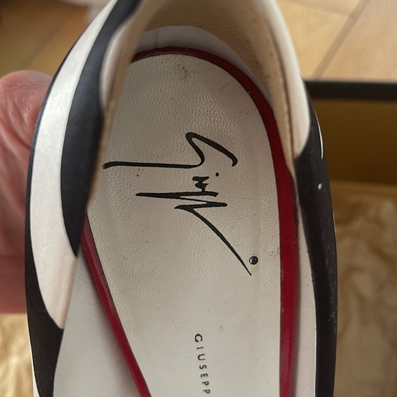 GIUSEPPE ZANOTTI ZEBRA PRINT PEEP TOE PUMPS 37 - Picture 10 of 16